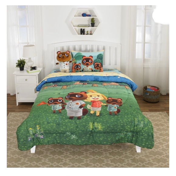 Animal Crossing Comforter and Sham Set, Twin/Full New - Picture 5 of 12